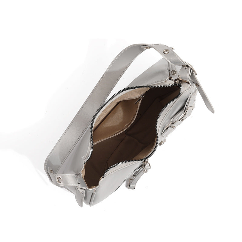Primula Buckle Leather Shoulder Bag