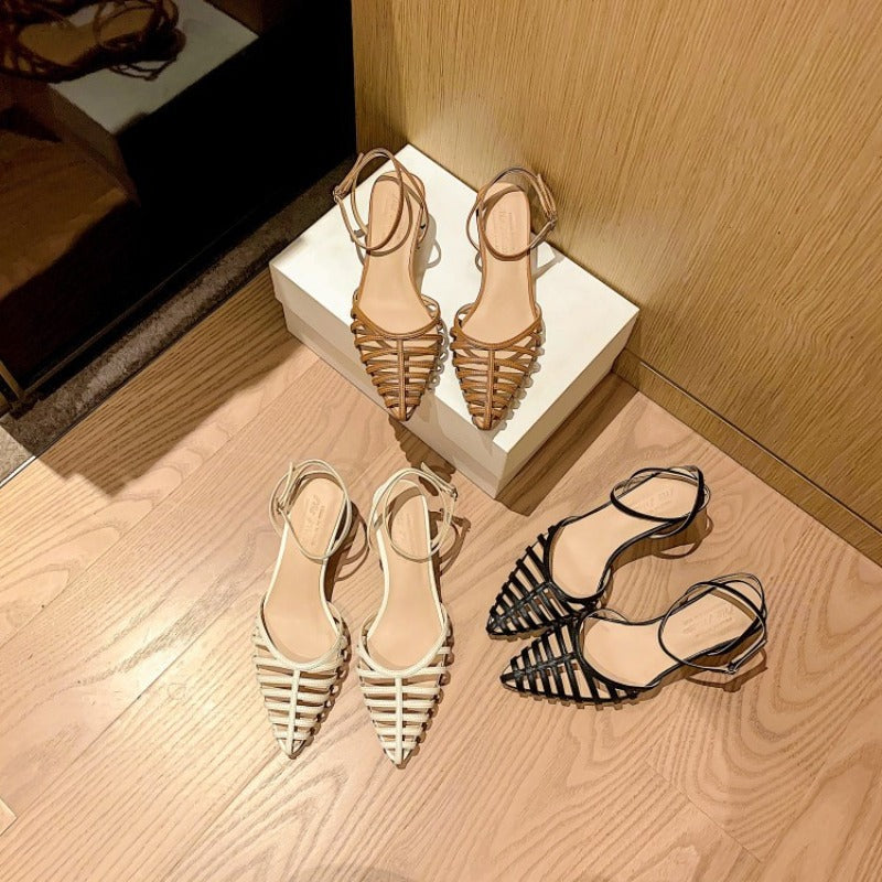 Daffodi Casual Hollow-out Sandals