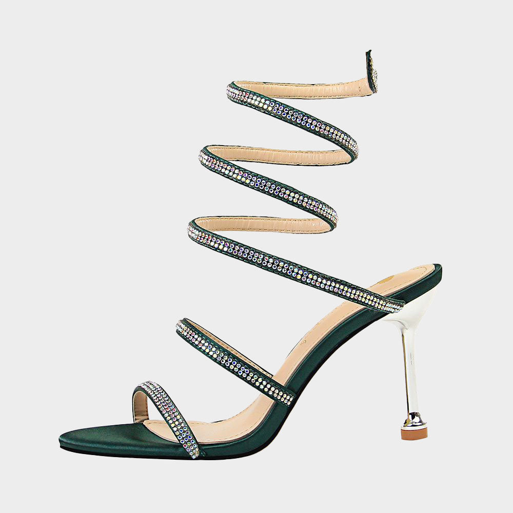 Tulpen-Gladiator-Sandalen