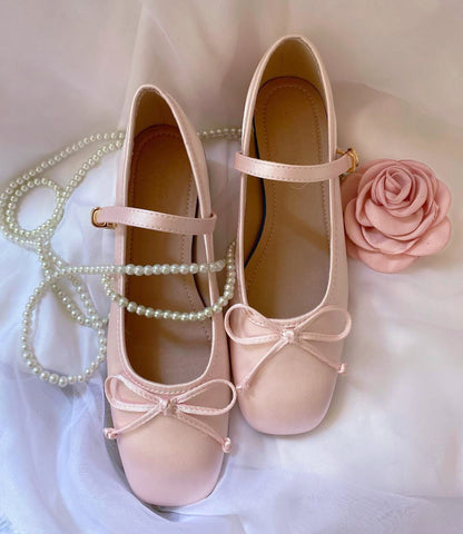 Jaborosa Satin Ballet Pumps