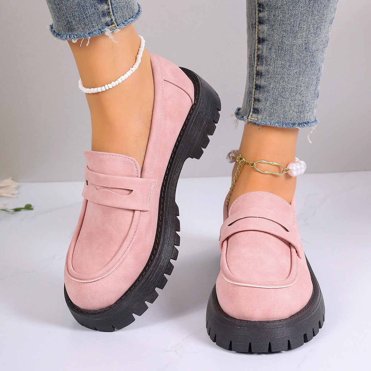 Einfarbige Slipper „Gerbera“