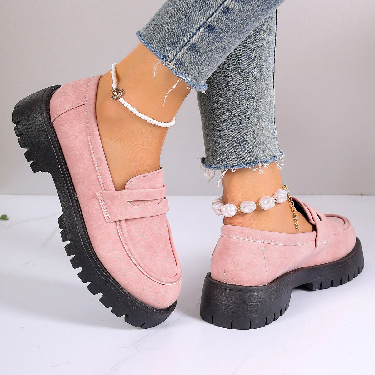 Einfarbige Slipper „Gerbera“
