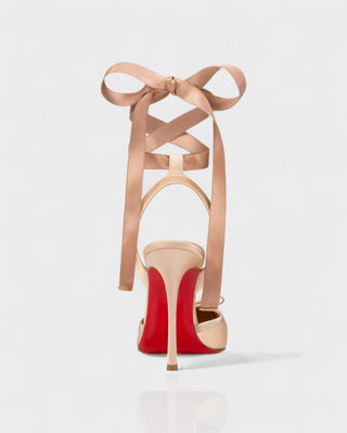 Galaxia Satin Ballet Lace-up Heels