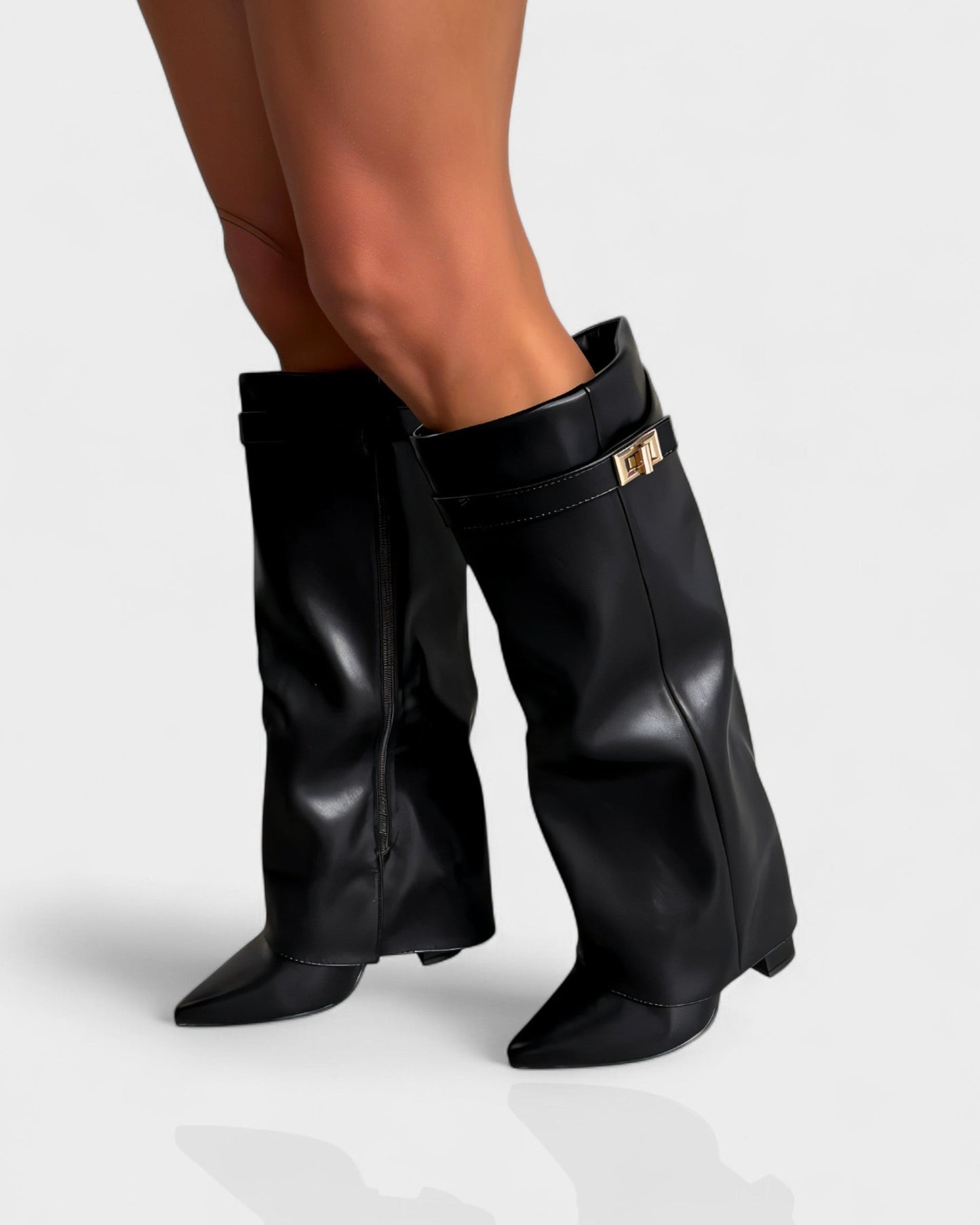 Calla Pointed-toe Knee High Boots