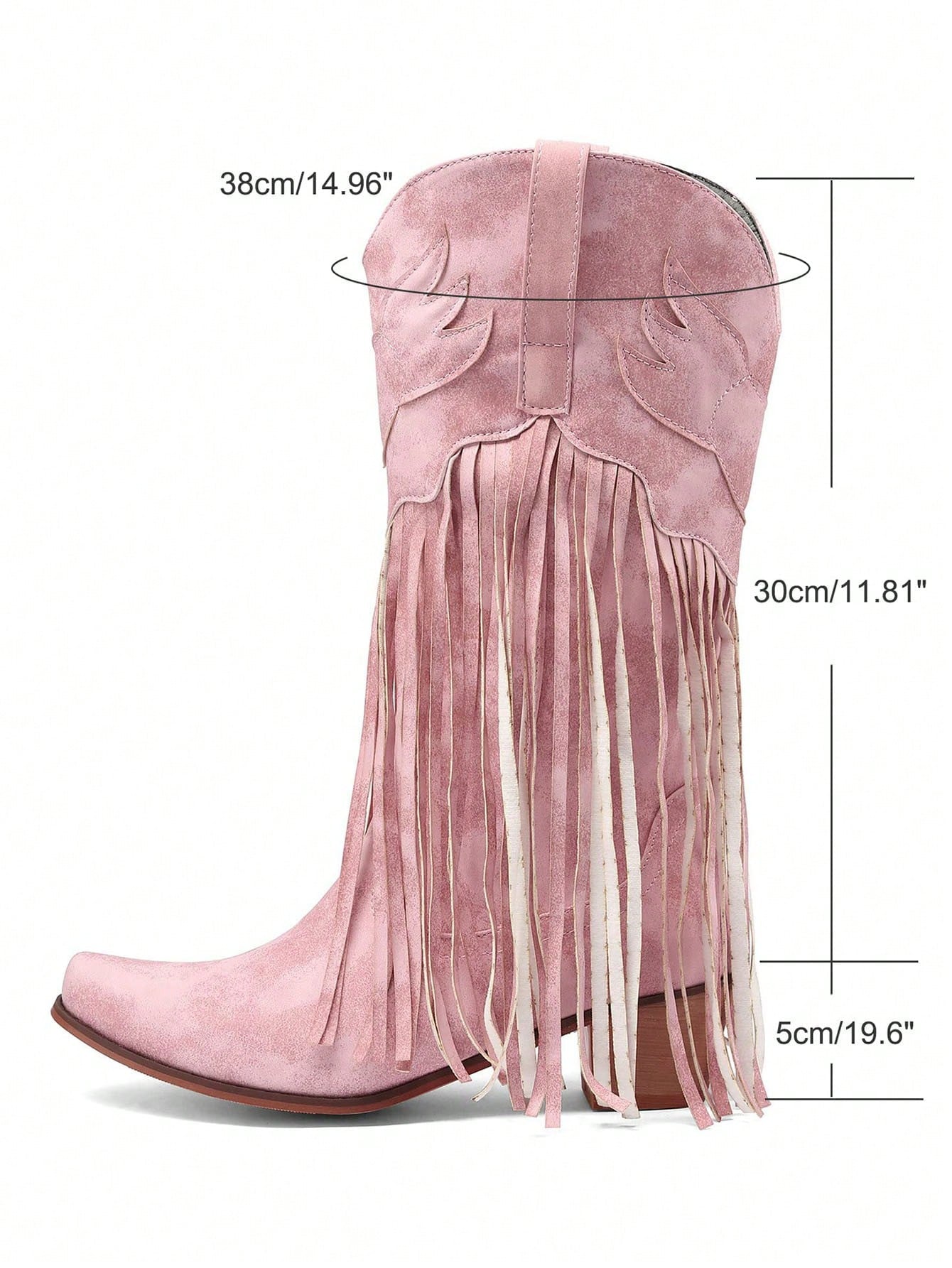 Scilla Stiefel mit glänzenden Quasten