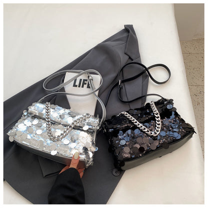 Luna Sequined Hand Bag