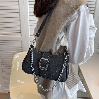 Sac bandoulière en jean Amaya