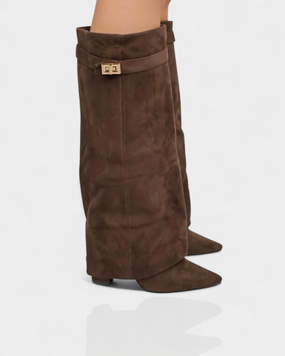 Calla Pointed-toe Knee High Boots