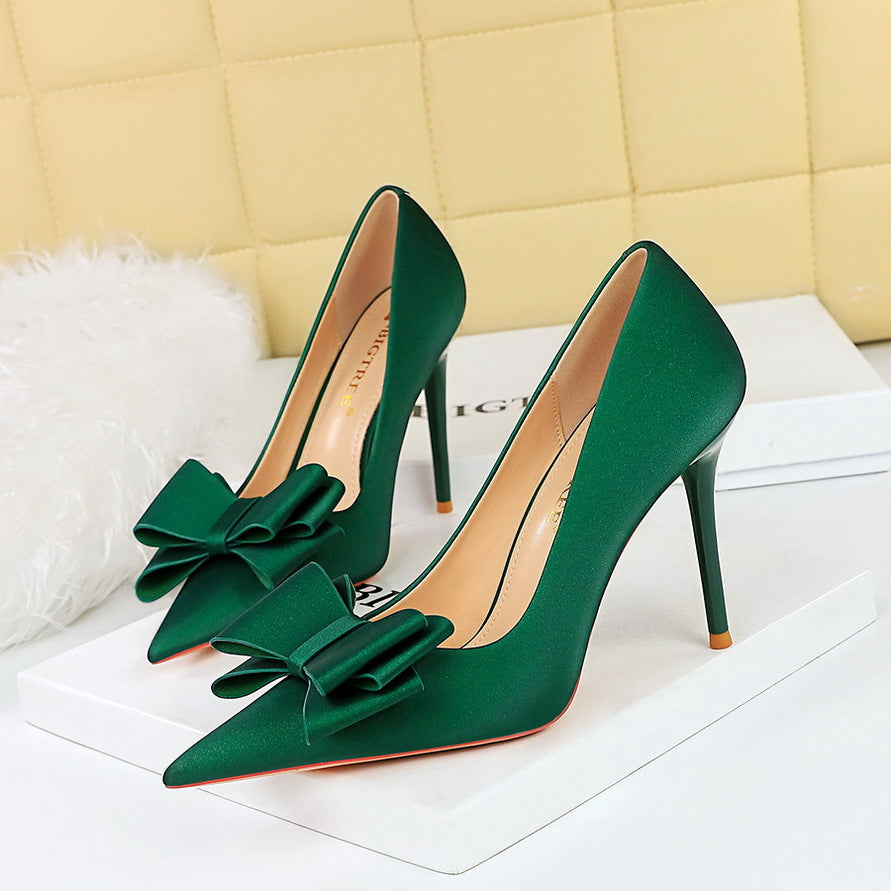 Nerine Bow Stiletto Pumps