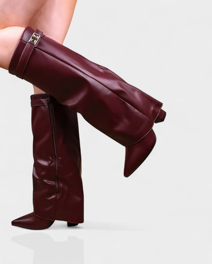 Calla Pointed-toe Knee High Boots
