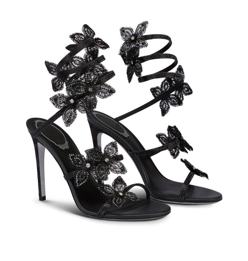 Camelia Flower Pattern Sandals