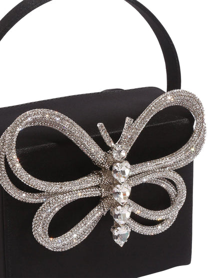 Charlotte Butterfly Rhinestone Mini Box Bag