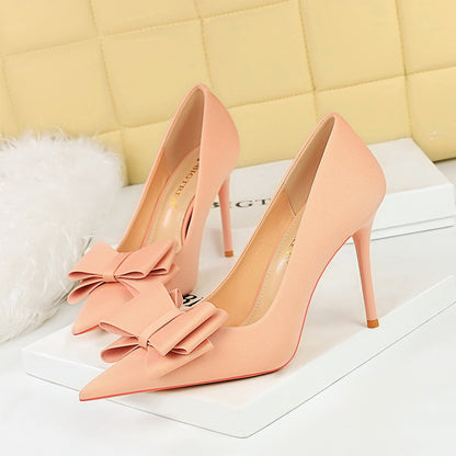 Nerine Bow Stiletto Pumps