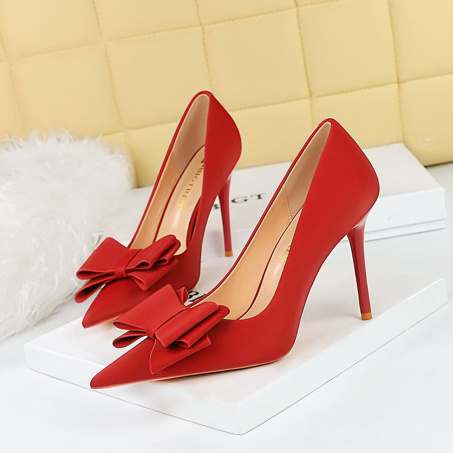 Nerine Bow Stiletto Pumps