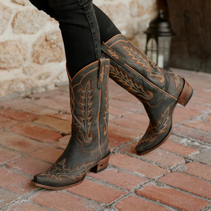 Bottes de cowboy brodées Diascia