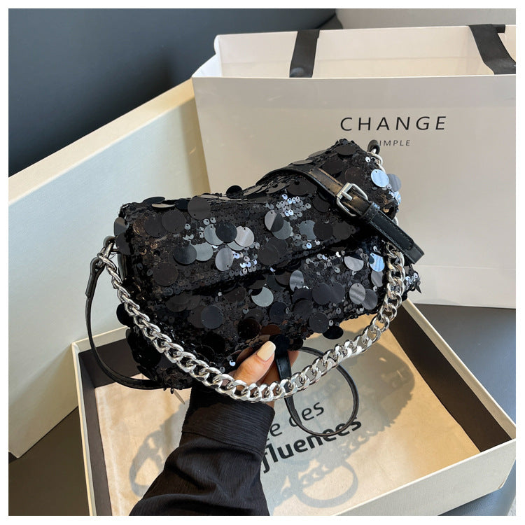 Luna Sequined Hand Bag