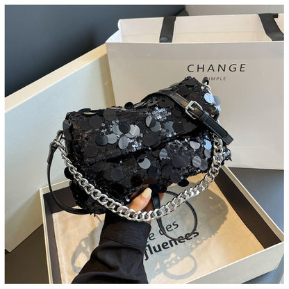 Luna Sequined Hand Bag