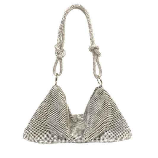 Kylie Hobo-Umhängetaschen mit glitzernden Strasssteinen