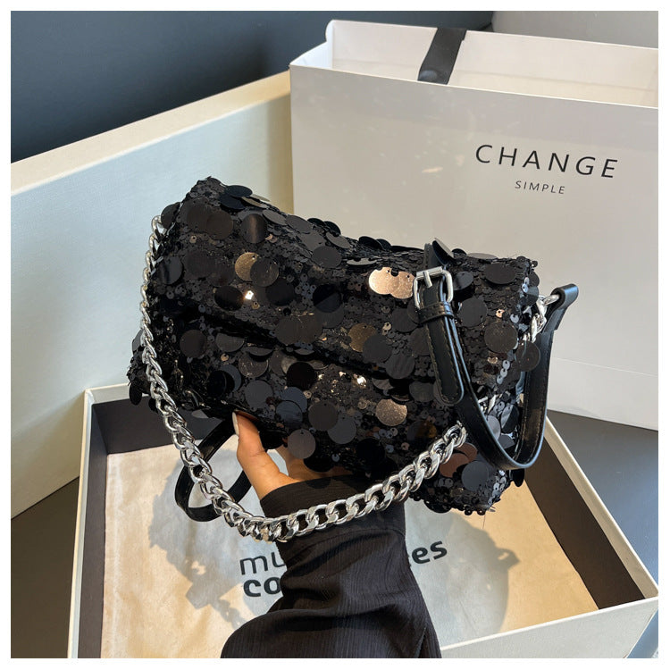Luna Sequined Hand Bag