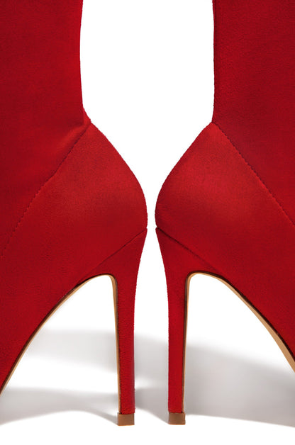 Solidago Side Zip Over Knee Boots