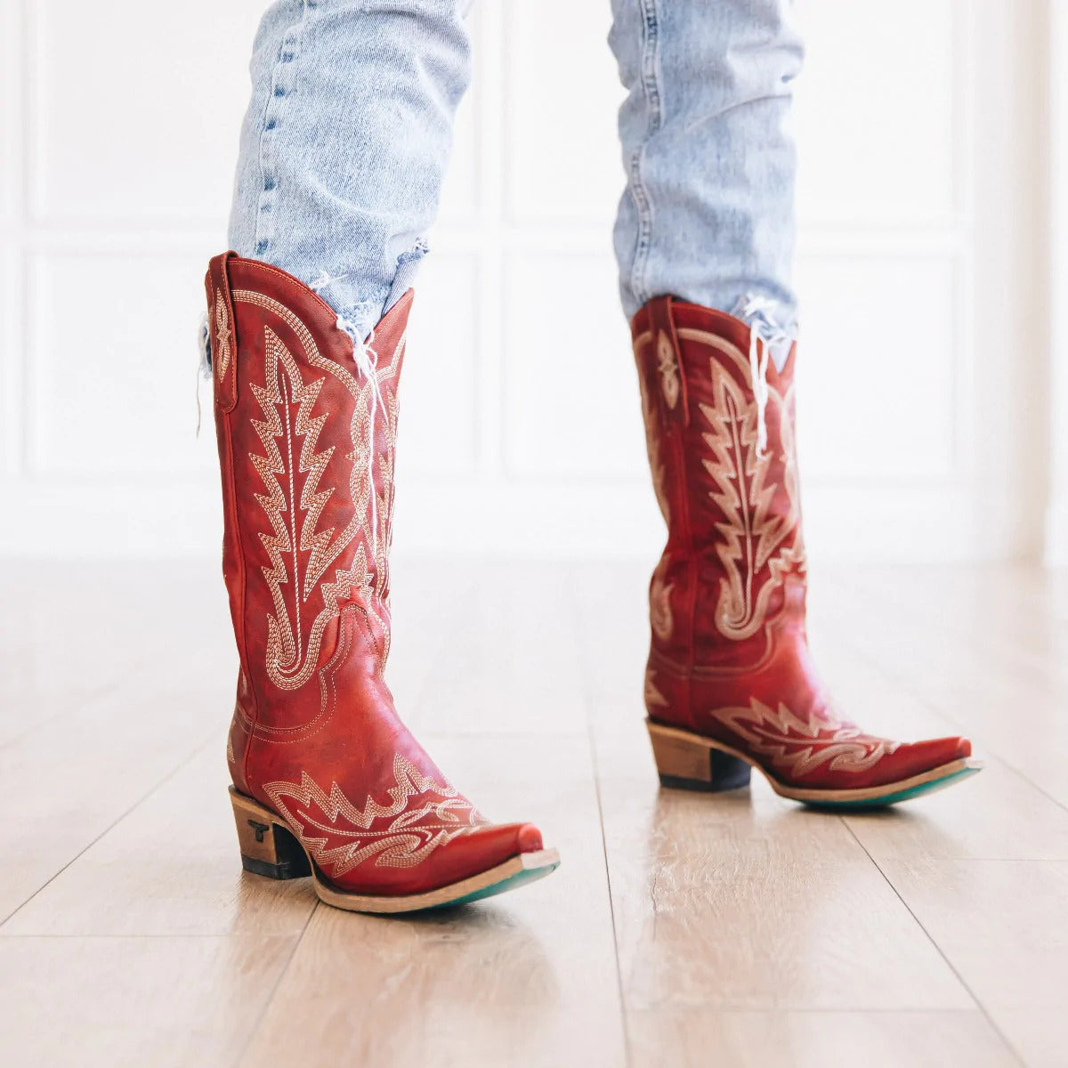 Bottes de cowboy brodées Diascia