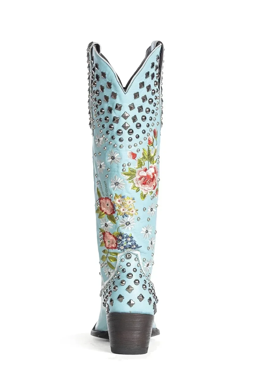 Gardenia Cowboystiefel mit Vintage-Stickerei