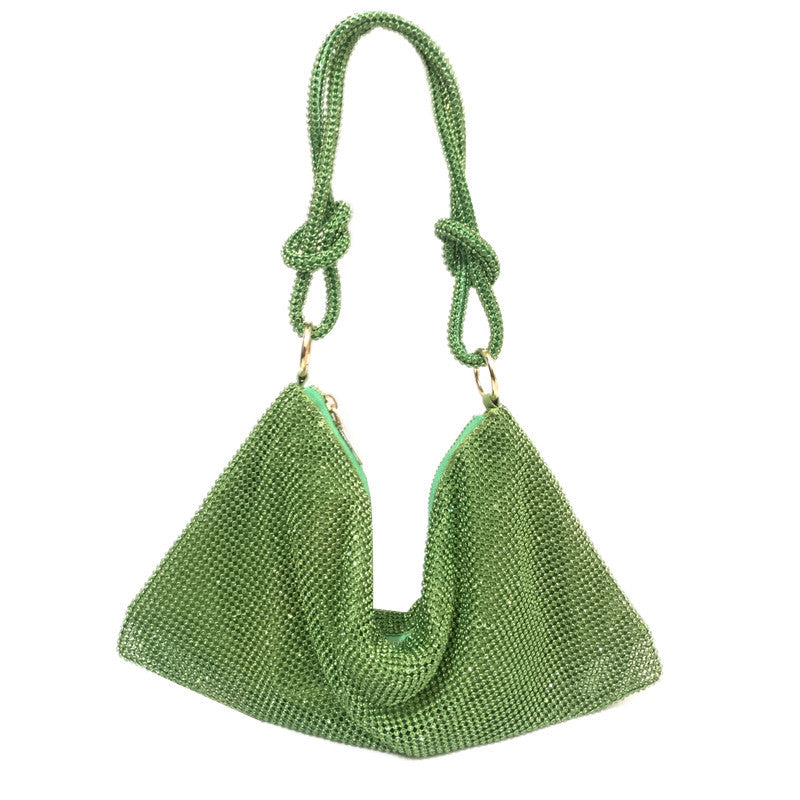 Kylie Sparkling Rhinestone Hobo Shoulder Bags
