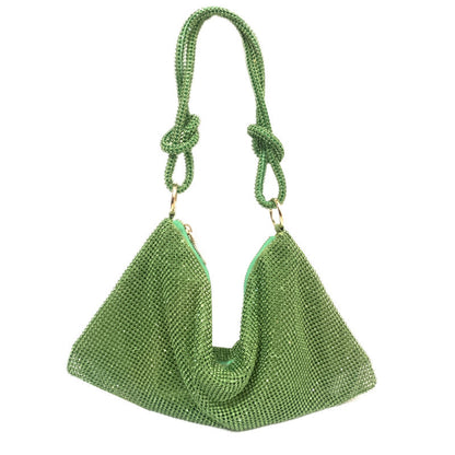 Kylie Sparkling Rhinestone Hobo Shoulder Bags