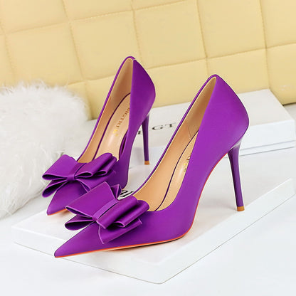 Nerine Bow Stiletto Pumps