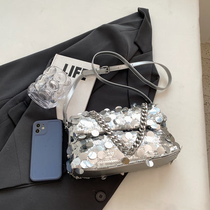 Luna Sequined Hand Bag