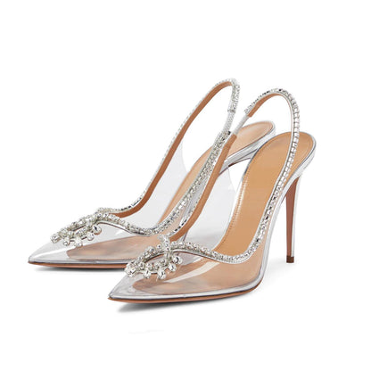 Dahlien-Kristall-Pumps