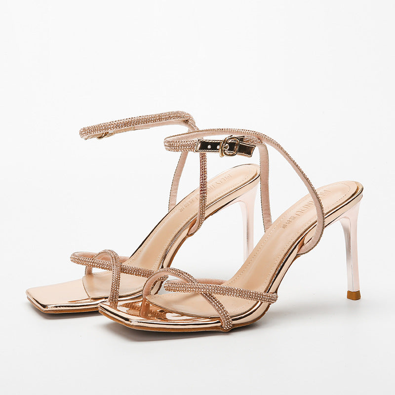 Lobelia Rhinestone Sandals