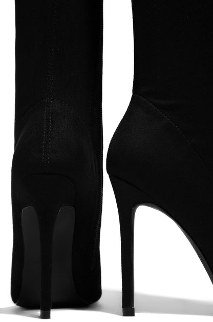 Solidago Side Zip Over Knee Boots