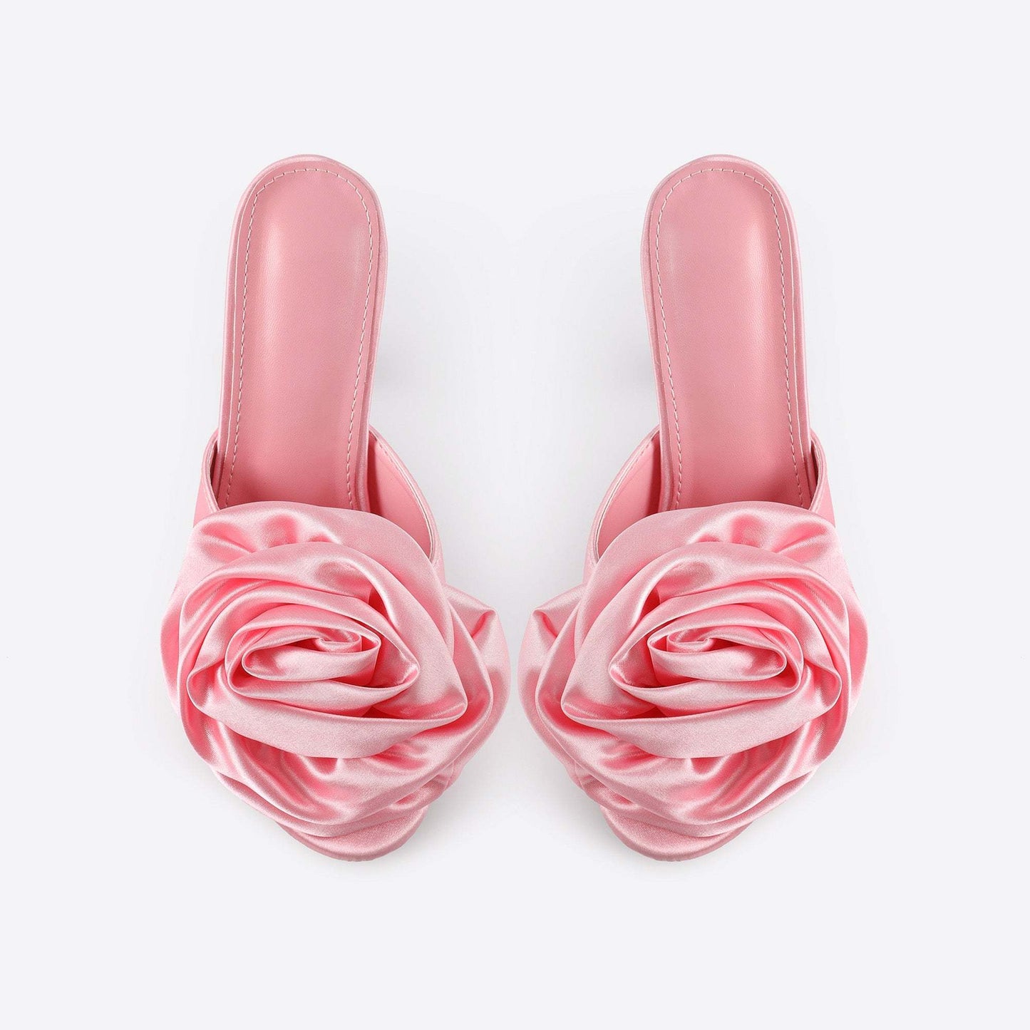 Rose Silk Flower Sandals