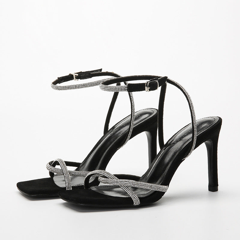 Lobelia Rhinestone Sandals