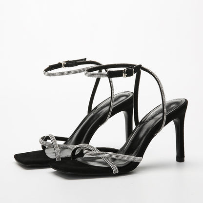 Lobelia Rhinestone Sandals