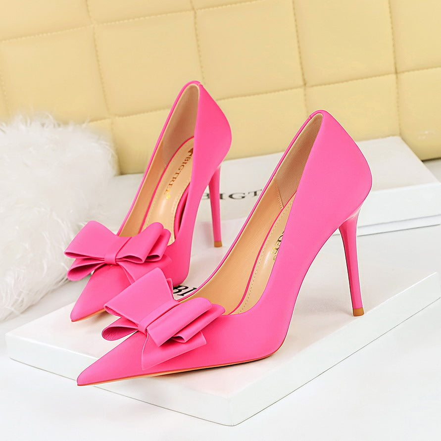 Nerine Bow Stiletto Pumps