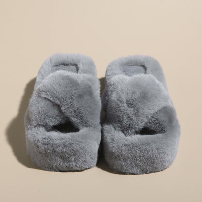 Dahlia Comfy Furry Slippers