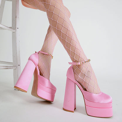 Lantana Sexy Satin Platforms