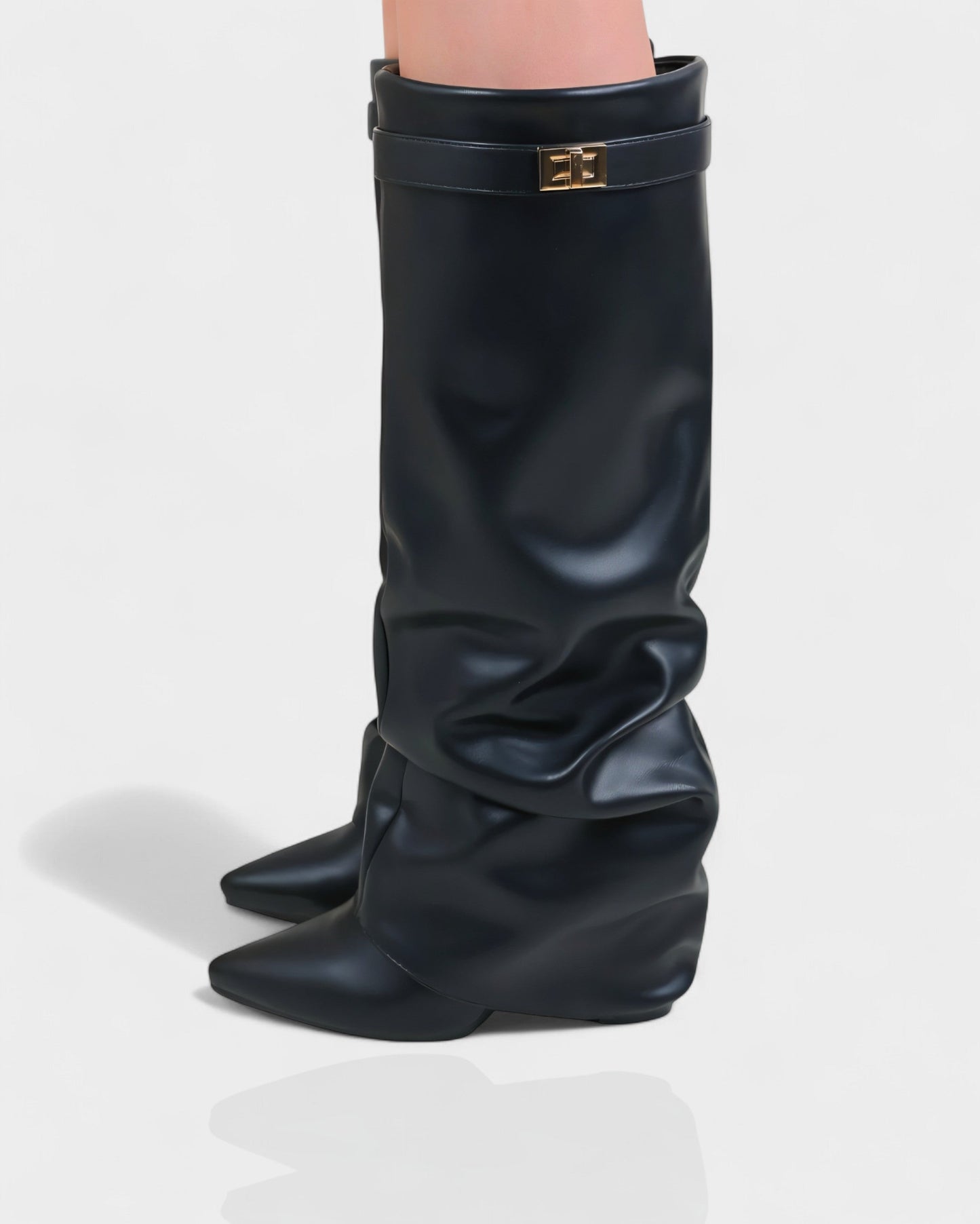 Calla Pointed-toe Knee High Boots