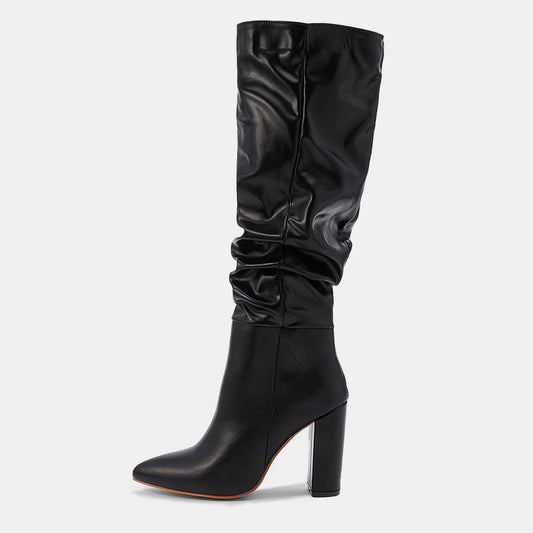 Wastaria Twisted Kniehohe Stiefel