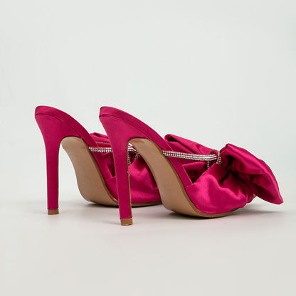 Rose Rhinestone Sandals