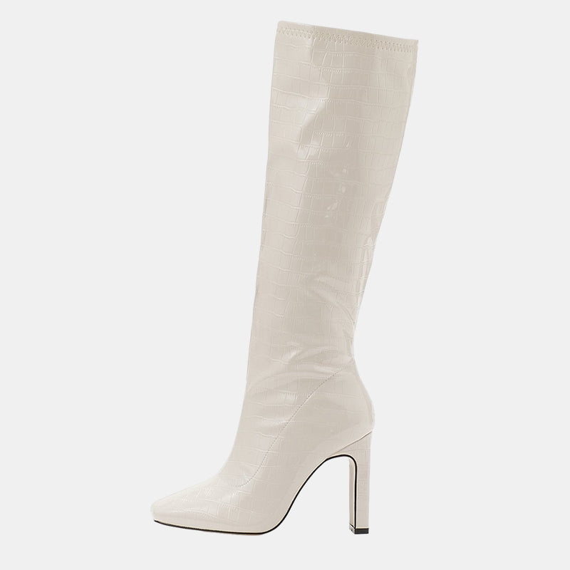 Wastaria-Stiefel mit Krokodileffekt
