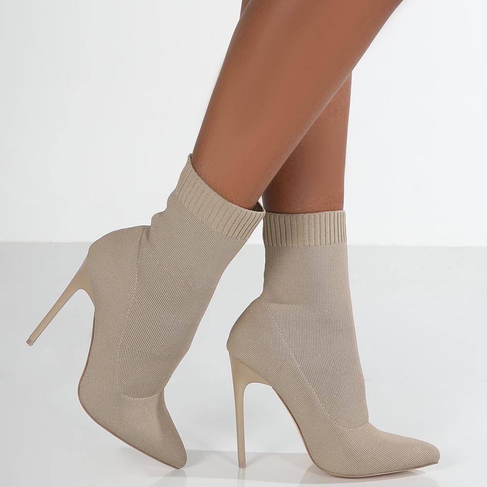 Bottes au-dessus du genou en tricot Eustoma