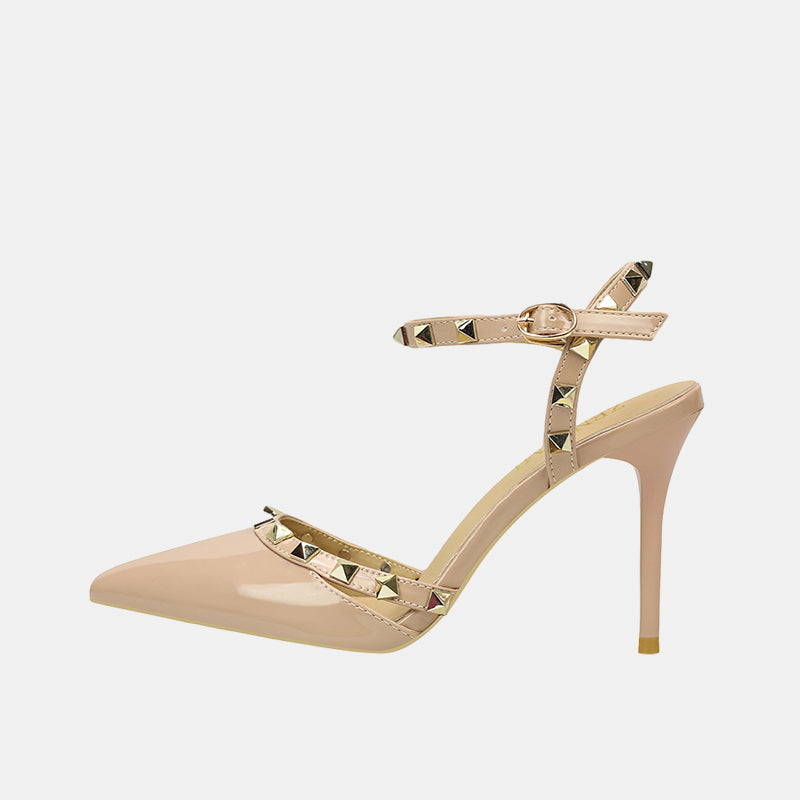Begonia Elegante Nietenpumps