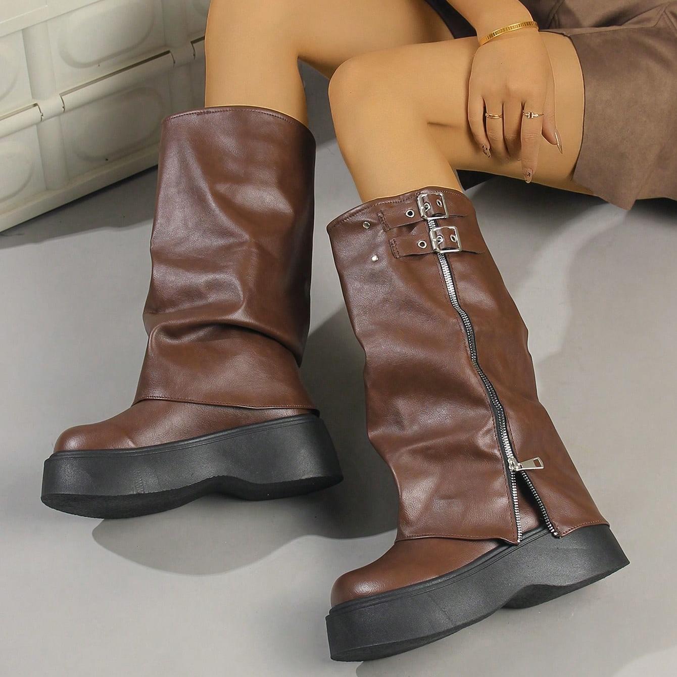 Pansy Plateau-Hosenstiefel