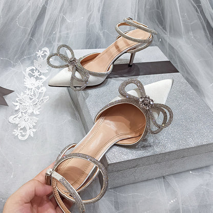 Bellflower Double Bow-knot Pumps