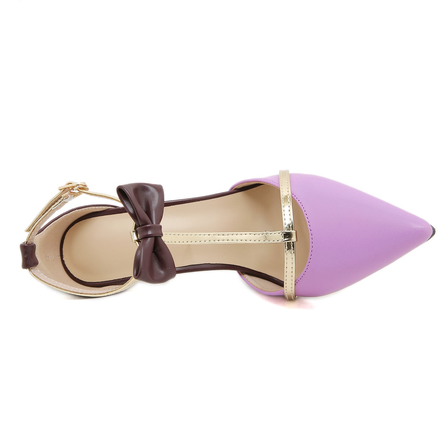 Stiletto-Pumps mit Pansy-Schleife