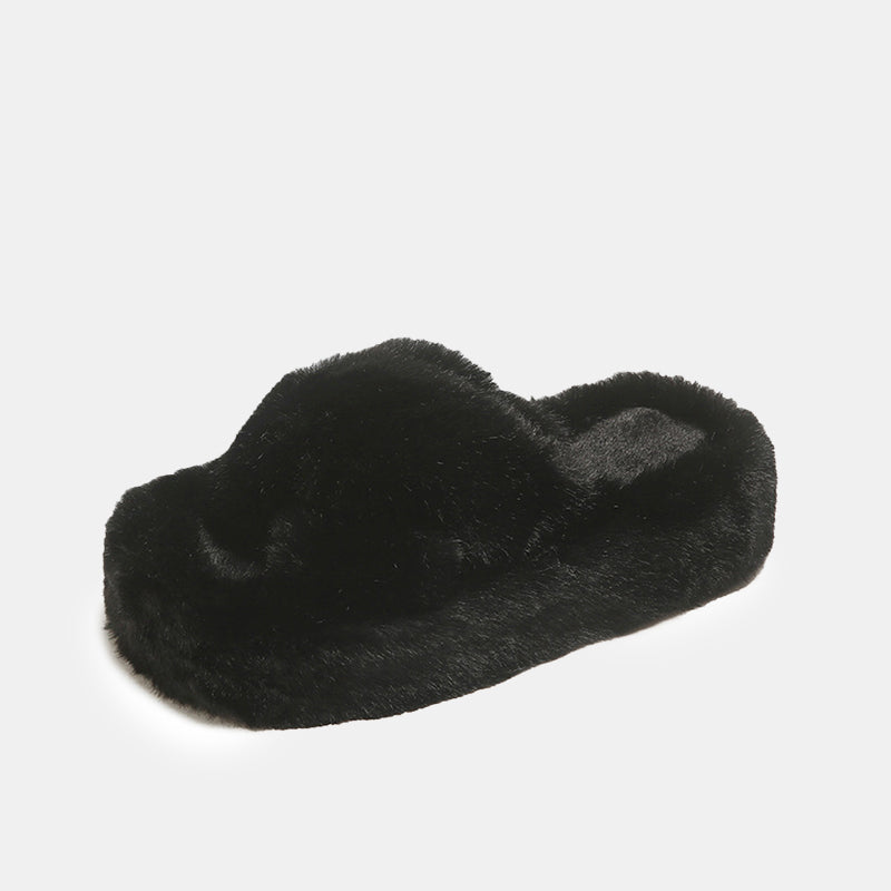 Dahlia Comfy Furry Slippers