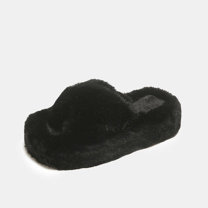 Dahlia Comfy Furry Slippers